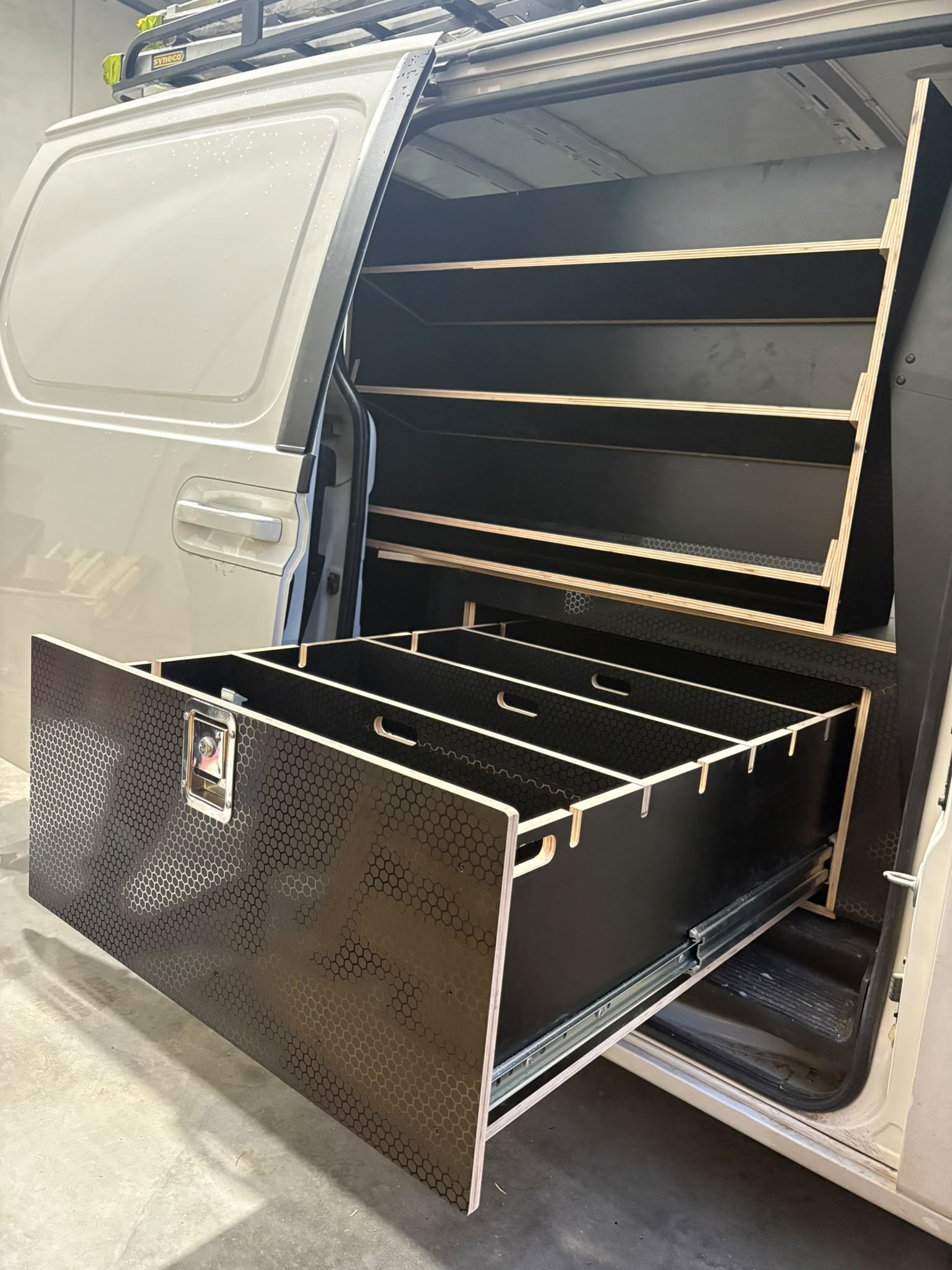 Custom tradie racking for vans